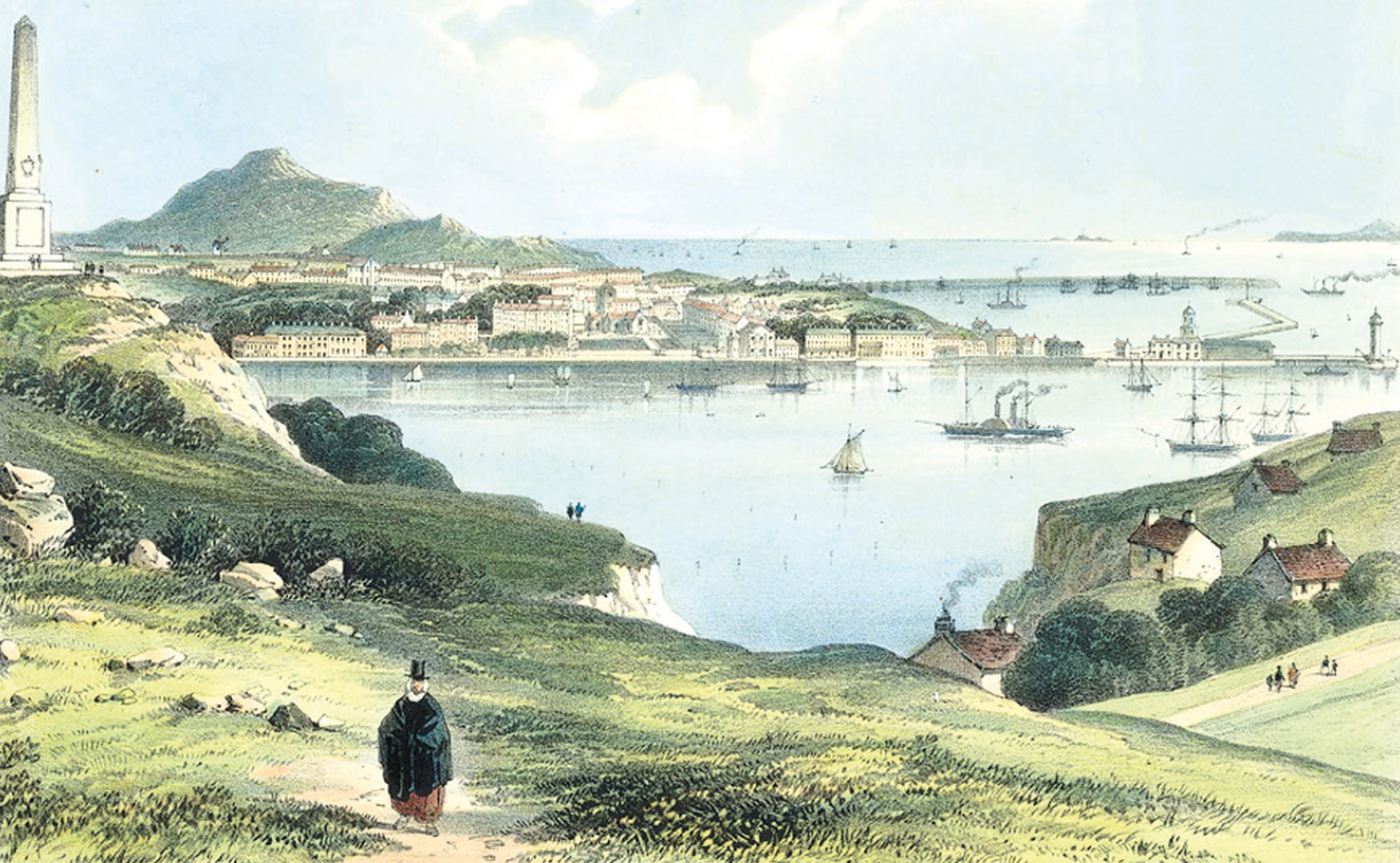 Cerdyn post o Gaergybi, parth cyhoeddus